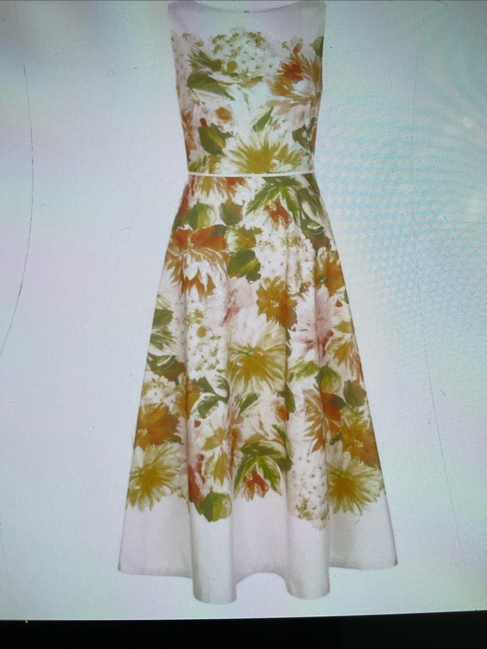 Hobbs London Carly Dahlia Floral Print Midi Dress - Picture 4 of 6